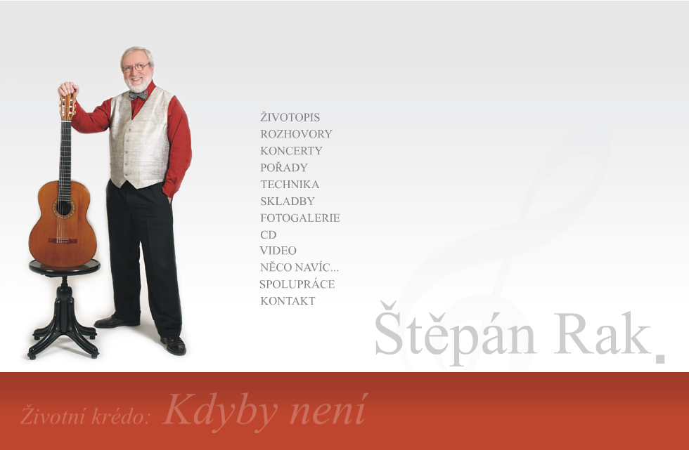 Menu www.stepanrak.cz